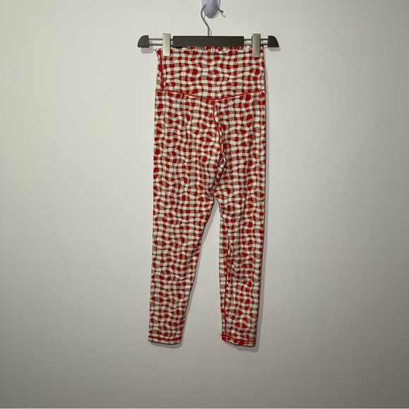 Offline by Aerie gingham Real Me Xtra high waisted crossover Ruffle leggings L - Picture 8 of 9